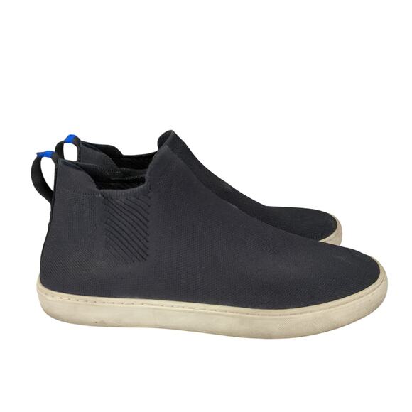 Rothy's The Chelsea‎ Knit Ankle Boots Black Women's Size 12 - Picture 1 of 7